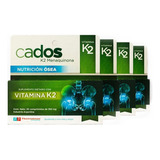 Combo X4 Cados Vitamina K2 Natural 30 Comprimidos Sabor Neutro