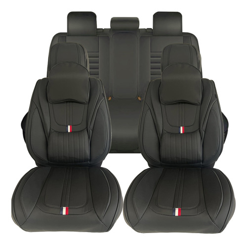 Funda De Asientos Cubre Asiento Premium Ecocuero 13 Pzs