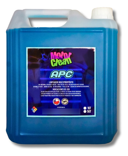 Limpiador Multipropósito Apc Motor Clean 5 Lt.