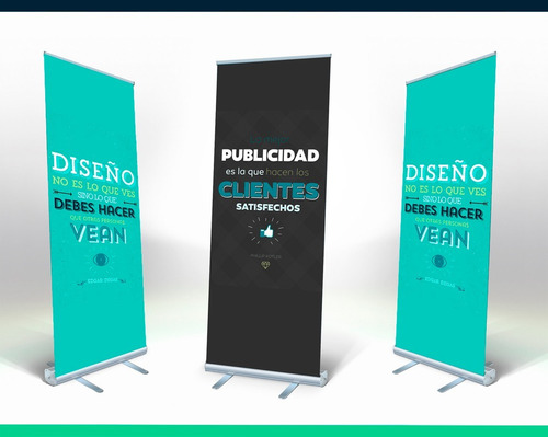 Banner Roll Up Completo Con Impresion