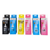 Pack 6 Tintas Para Epson   100 Ml T664 L120 L310 L380 L805