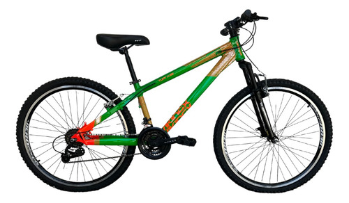 Bicicleta Aro 26 Vikingx Tuff Alum. C/ Amortecedor + Brinde