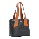 Bolsa Chenson Grande Feminina 84105 Tote Ombro Cor Preto