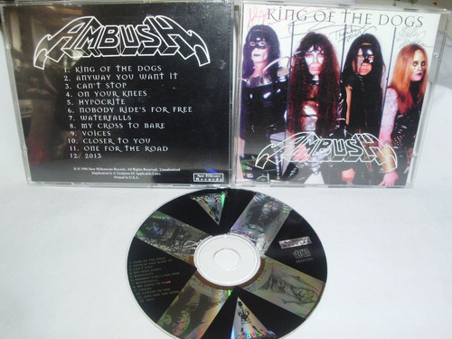 Ambush - King Of The Dogs (heavy Metal 80s Autografiado)