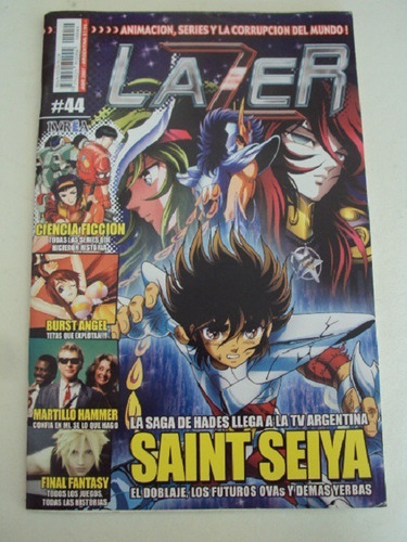 Revista Lazer # 44 - Saint Seiya - Ivrea