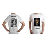 Camisa Social Evangelica Com Frase Cristã Gospel Igreja Full