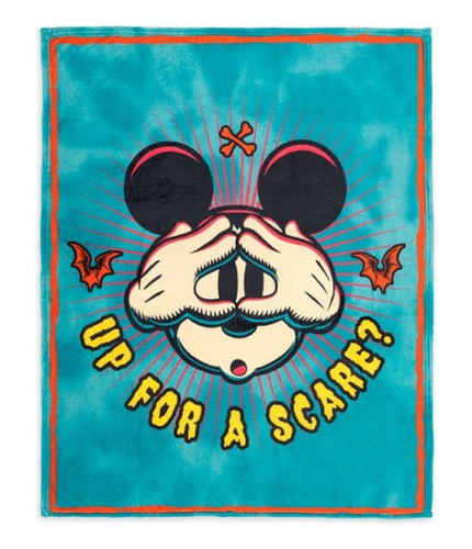 Frazada Happy Halloween Mickey Mouse + Regalo Sorpresa Extra