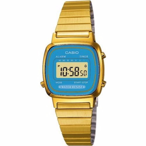 Reloj Casio Retro Vintage La-670wga-2 Wr Agente Oficial Caba