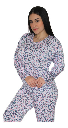 Pijama Inverno Promoção Feminino Malha Suede Confortável