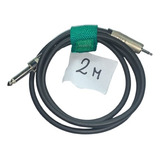 Cable Plug  Mono Miniplug Stereo 2m