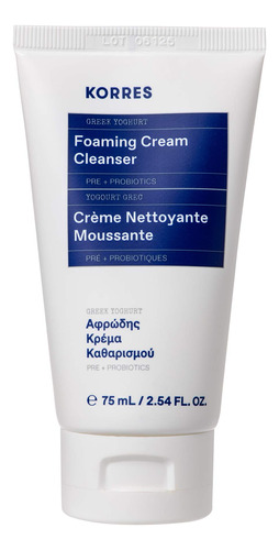 Korres Limpiador De Crema Espumosa De Yogur Griego 2.5fl Oz,