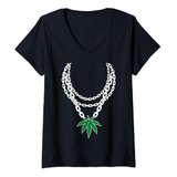 Collar Con Colgante De Marihuana Para