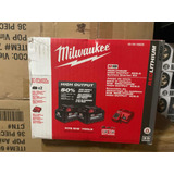 Milwaukee Kit 2 Baterias High Output Xc6 Amp Y Cargador M18