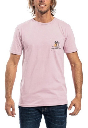 Remera Reef Palmia Pocket Tee Hombre