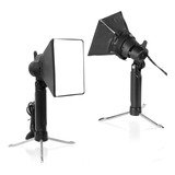 Mini Kit De Iluminación Para Fotografía Softbox, Lámpara Led