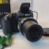 Camera Nikon Coolpix L810 Semi Profissional Video Em Hd