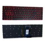 Teclado Notebook Gamer Acer Nitro 5 An515 Series C/ Luz Led
