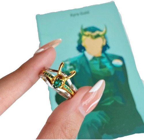 Anillo For Loki Marvel Kyra Gold Pandora Joyeria Promesa 