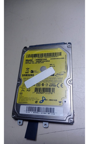 Placa Logica Hd Samsung 320gb P/n:hm321hi/sra  Hm321hi