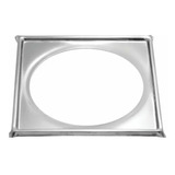 Porta Grelha Inox Para Ralo Click 10x10 - Caixilho Quadrado 