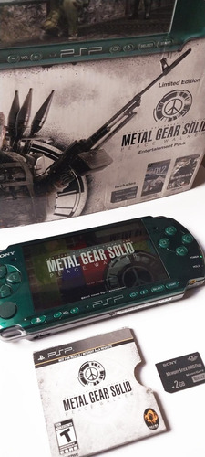 Psp 3001 Edición Metal Gear Solid Peace Walker Todo Original