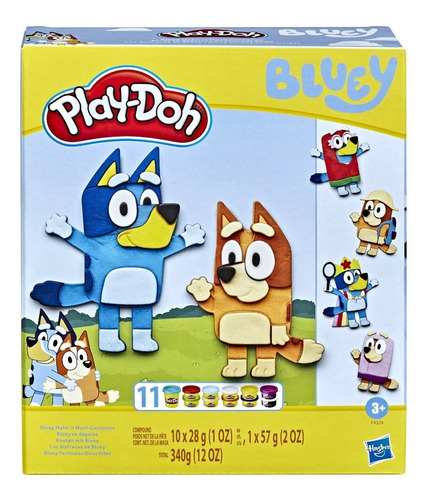 Play Doh Plastilina  Bluey Fantasías Divertidas