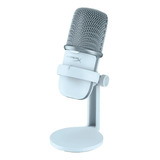 Microfone Gamer Hyperx Solocast Podcast, Usb Gaming, Branco