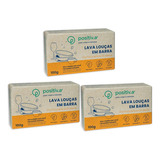 Lava Louças Em Barra Laranja 100g Positiv.a - Combo 3 Und