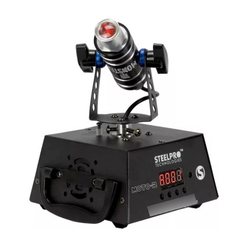 Laser Dj Motorizado Color Rojo De 120mw Moto Steelpro R