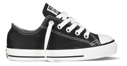 Tenis Original Converse Choclo Negro Clasico Niños 3j235