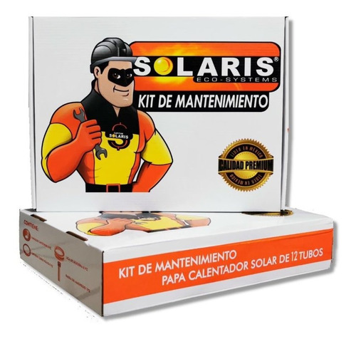 Kit Empaques Y Barra De Magnesio Calentador Solar 12 Tubos