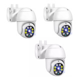 Pack X3 Camara Ip Wifi Exterior 1080p Inalambrica Hd