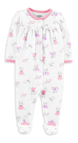 Pijama Enteriza Carter's Bebe Niña/ Carters Original