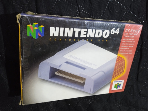 Controller Pak Original Memory Card Nintendo 64 N64 En Caja