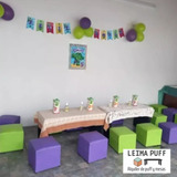 Alquiler De Mini Puff Y Mesas Infantiles 