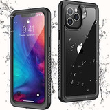 Temdan - Carcasa Impermeable Para iPhone 12 Pro Max, Con Ca