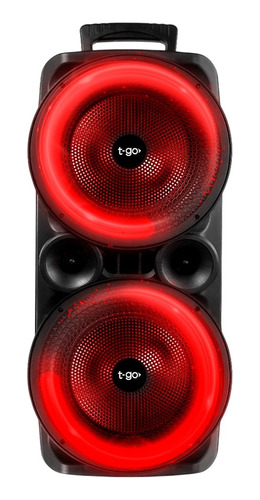 Parlante T-go Torre Doble Subwoofer 8  Bluetooth Portátil 