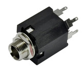 Conector P10 Jack Fêmea Horizontal Golden Cabos 90015