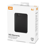 Disco Externo Portable Western Digital Elements 4tb Full Box