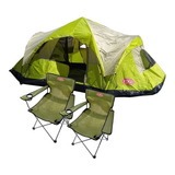 Carpa Foco Easy Tent 210x240x130 Cm. + Sillón Playero X 2 U.