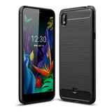 Funda Alto Impacto Fibra De Carbono Compatible Con LG K20