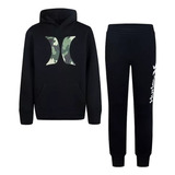 Sudadera Hurley Niño Set 2 Pz Hoodie & Jogger 100% Original