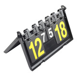 Table Top Scoreboard Flip Score Keeper Para Baloncesto