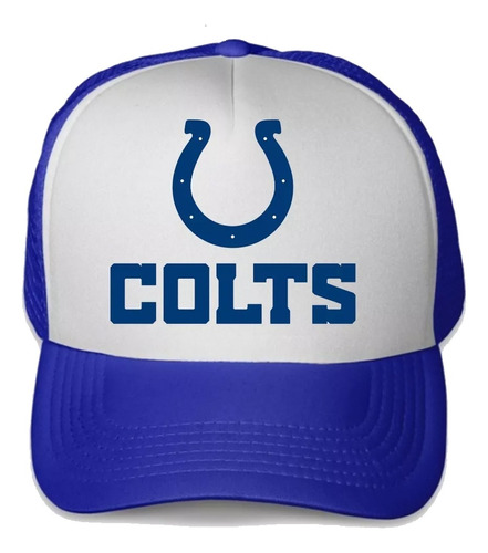 Gorra Nfl Personalizada Colts Trucker De Malla