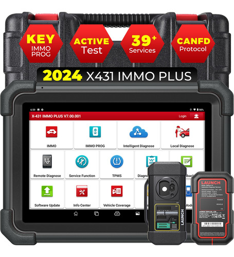 Escaner Automotriz Launch X431 Immo Plus Con Xprog3 Ecu 39+ 