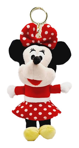 Llavero Peluche Minnie Mouse Mickey Mouse 15cm D Calidad 1pz