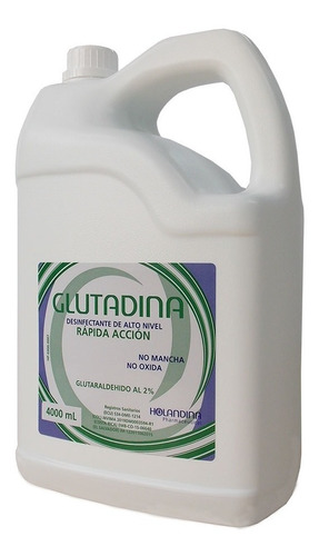 Esterilizante Holandina Glutadina 4litros Glutaraldehído 2%