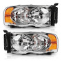 Faros Negros Para Dodge Ram 09-18