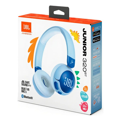 Audífonos Inalámbricos Para Niños Jbl Junior 320bt Bluetooth Azul | Meses sin interés