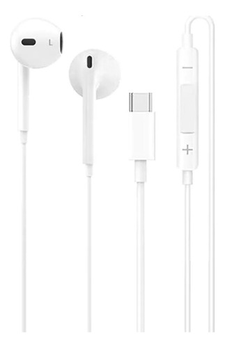 Audífonos Alambricos Tipo C Para iPhone 15/ 15plus/ 15pro